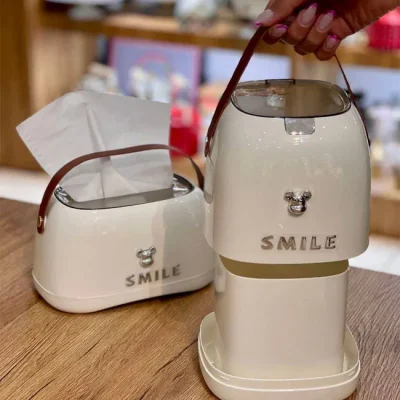 خرید و قیمت جا دستمال و سطل زباله رو میزی SMILE