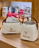 خرید و قیمت جا دستمال و سطل زباله رو میزی SMILE
