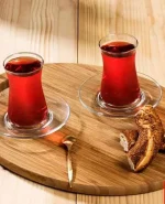 خرید و قیمت ست استکان ونعلبکی مدل HEYBELI پاشاباغچه