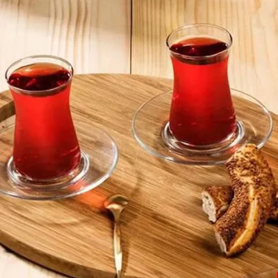 خرید و قیمت ست استکان ونعلبکی مدل HEYBELI پاشاباغچه