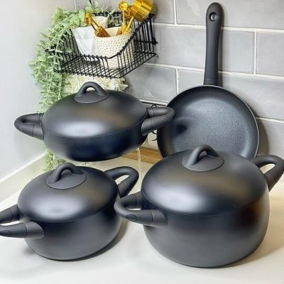 خرید و قیمت سرویس قابلمه چدنی 7 پارچه AROW