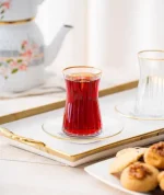 خرید و قیمت ست استکان نعلبکی لب طلایی پاشاباغچه Pasabahce