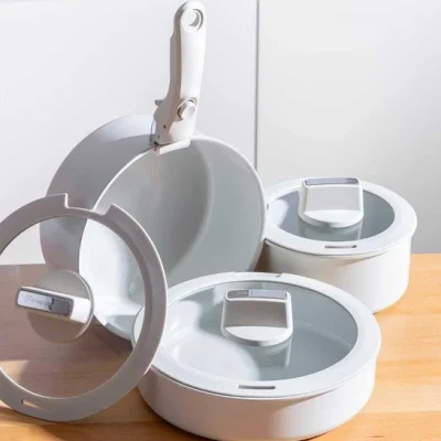 خرید و قیمت سرویس قابلمه سرامیکی 6 پارچه آجار Ultimate pro