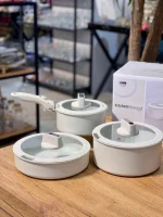 خرید و قیمت سرویس قابلمه سرامیکی 6 پارچه آجار Ultimate pro