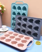 خرید و قیمت قالب کیک سیلیکونی قلبی COOK STYLE