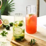 خرید و قیمت پارچ شب پیرکس شیاردار وارداتی