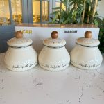 خرید و قیمت بانکه ادویه لعابی 3 تایی آجار acar