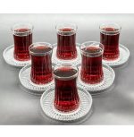 خرید و قیمت ست استکان نعلبکی طرح الیسا برند DIAMOND