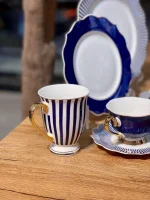 خرید و قیمت ست سرویس غذاخوری ترک Striped blue برند kitart