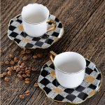 خرید و قیمت ست قهوه خوری طرح شطرنج آجار ACAR