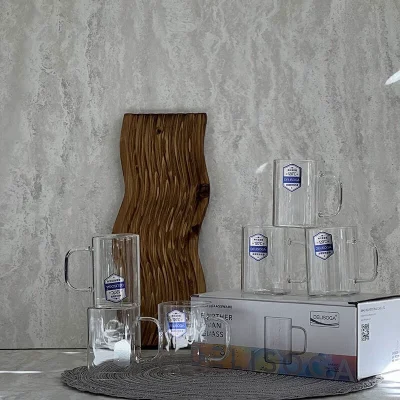 خرید و قیمت فنجان مربع پیرکس DELI GLASS