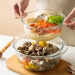 خرید و قیمت قابلمه پیرکس سه سایزی بورجام BORCAM