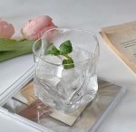 خرید و قیمت نیم لیوان دفرمه برند DELI GLASS