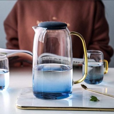 خرید و قیمت پارچ پیرکس رنگی آنتی شوک وارداتی