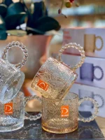 خرید و قیمت ماگ دسته حلقه ای deli glass