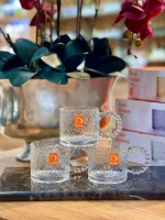 خرید و قیمت ماگ دسته حلقه ای deli glass