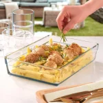 خرید و قیمت تابه پیرکس مستطیل بورجام BORCAM