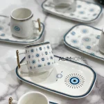 خرید و قیمت ست قهوه خوری مدل چشم نظر آجار ACAR