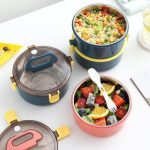 خرید و قیمت ظرف غذای دو طبقه وارداتی