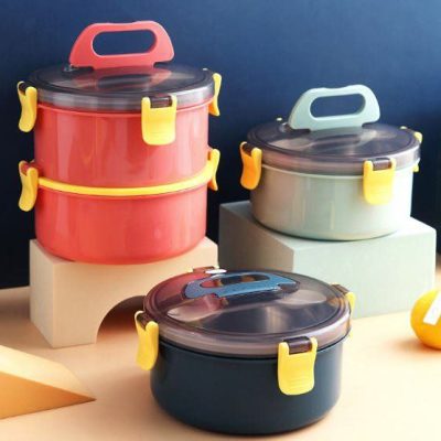 خرید و قیمت ظرف غذای دو طبقه وارداتی