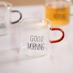 خرید و قیمت فنجان پیرکس دسته رنگی GOOD MORNING