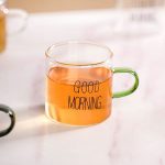 خرید و قیمت فنجان پیرکس دسته رنگی GOOD MORNING