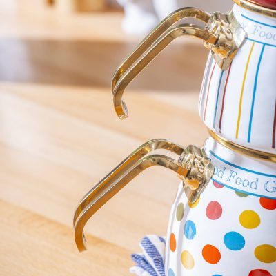 خرید و قیمت کتری قوری لعابی آجار مدل CORA-XAP-09100