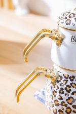 خرید و قیمت کتری قوری لعابی پلنگی آجار XAP-08527