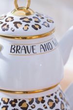 خرید و قیمت کتری قوری لعابی پلنگی آجار XAP-08527