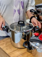 خرید و قیمت زودپز دوقلو استیل مدل ونتو فالز falez