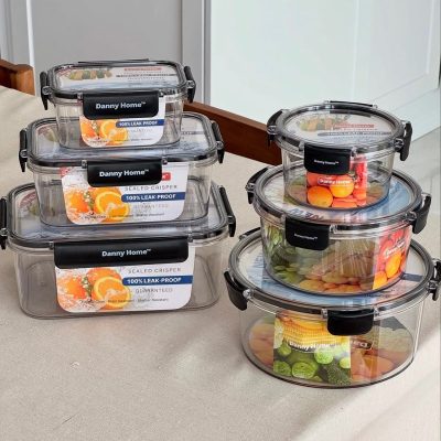 خرید و قیمت ظرف نگهدارنده اکرولیک مستطیل دنی هوم danny home