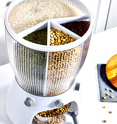 خرید و قیمت جا برنجی و جا حبوباتی چرخشی وارداتی