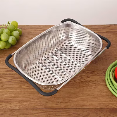 خرید و قیمت سبد سینک استیل دسته کشویی یونیک