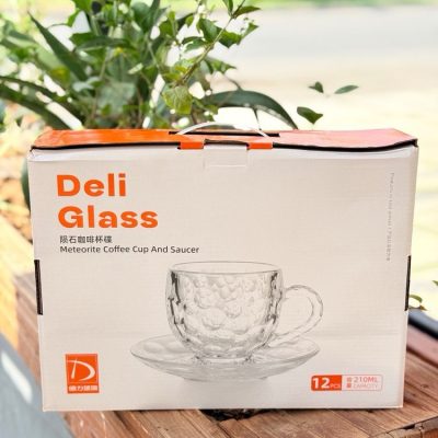 خرید و قیمت ست استکان نعلبکی meteorite دلی گلس DELI GLASS
