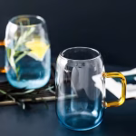 خرید و قیمت لیوان جفتی پیرکس رنگی وارداتی