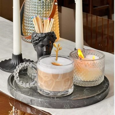 خرید و قیمت ماگ دسته مرواریدی طرح انگشتی دلی گلس DELI GLASS