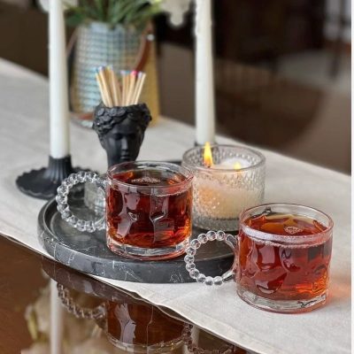 خرید و قیمت ماگ دسته مرواریدی طرح انگشتی دلی گلس DELI GLASS