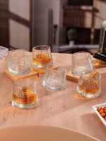 خرید و قیمت نیم لیوان چرخشی خطی دلی گلس DELI GLASS