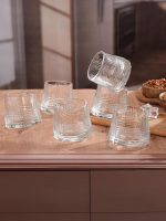خرید و قیمت نیم لیوان چرخشی خطی دلی گلس DELI GLASS