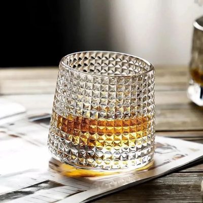 خرید و قیمت نیم لیوان چرخشی طرح دار دلی گلس DELI GLASS