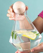 خرید و قیمت تنگ و نیم لیوان شش ضلعی دلی گلس DELI GLASS