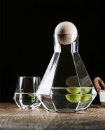 خرید و قیمت تنگ و نیم لیوان شش ضلعی دلی گلس DELI GLASS