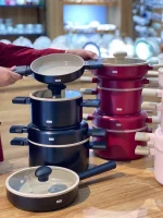 قیمت و خرید سرویس قابلمه سرامیکی 8 پارچه آرو AROW