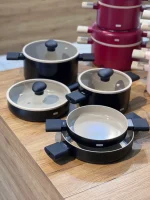 قیمت و خرید سرویس قابلمه سرامیکی 8 پارچه آرو AROW