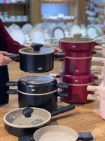 قیمت و خرید سرویس قابلمه سرامیکی 8 پارچه آرو AROW