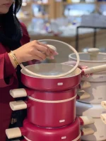 قیمت و خرید سرویس قابلمه سرامیکی 8 پارچه آرو AROW