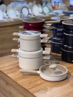 قیمت و خرید سرویس قابلمه سرامیکی 8 پارچه آرو AROW