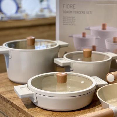 خرید و قیمت سرویس قابلمه سرامیکی 9 پارچه FIORE برند AROW