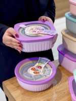 خرید و قیمت ظرف نگهدارنده 4 تایی رنگی وارداتی