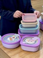 خرید و قیمت ظرف نگهدارنده 4 تایی رنگی وارداتی